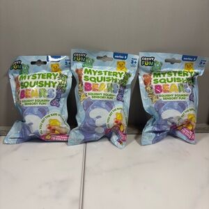 Viral Mystery Squishy Bears Blind Bag Lot of 3